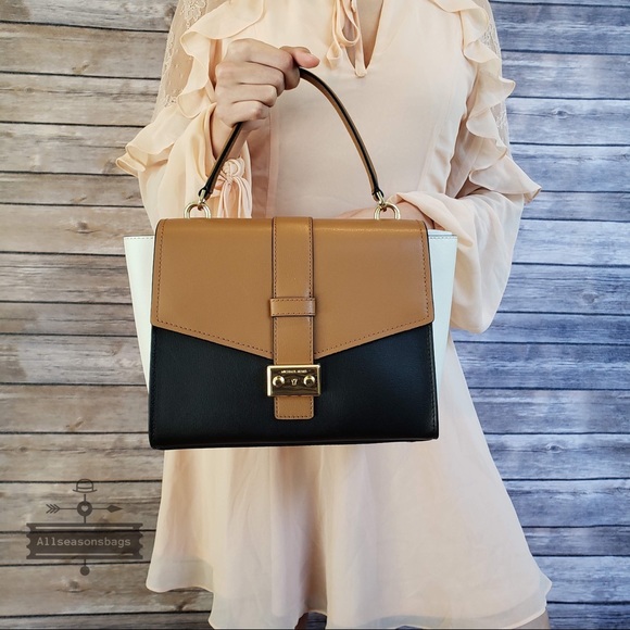 NWT Michael Kors Mauve Medium Messenger Satchel - Picture 3 of 8